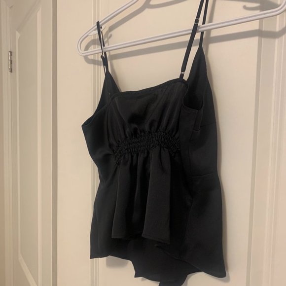 Abercrombie & Fitch Satin Front-Tie Cami - Picture 3 of 5